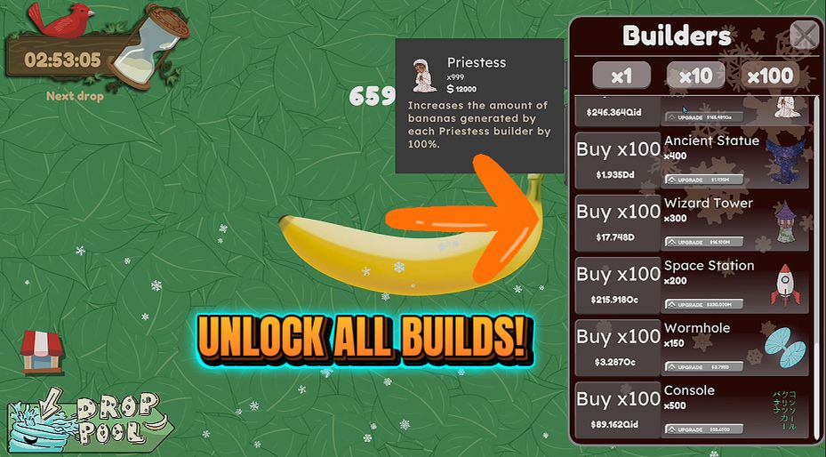 Unlock All Builders preview